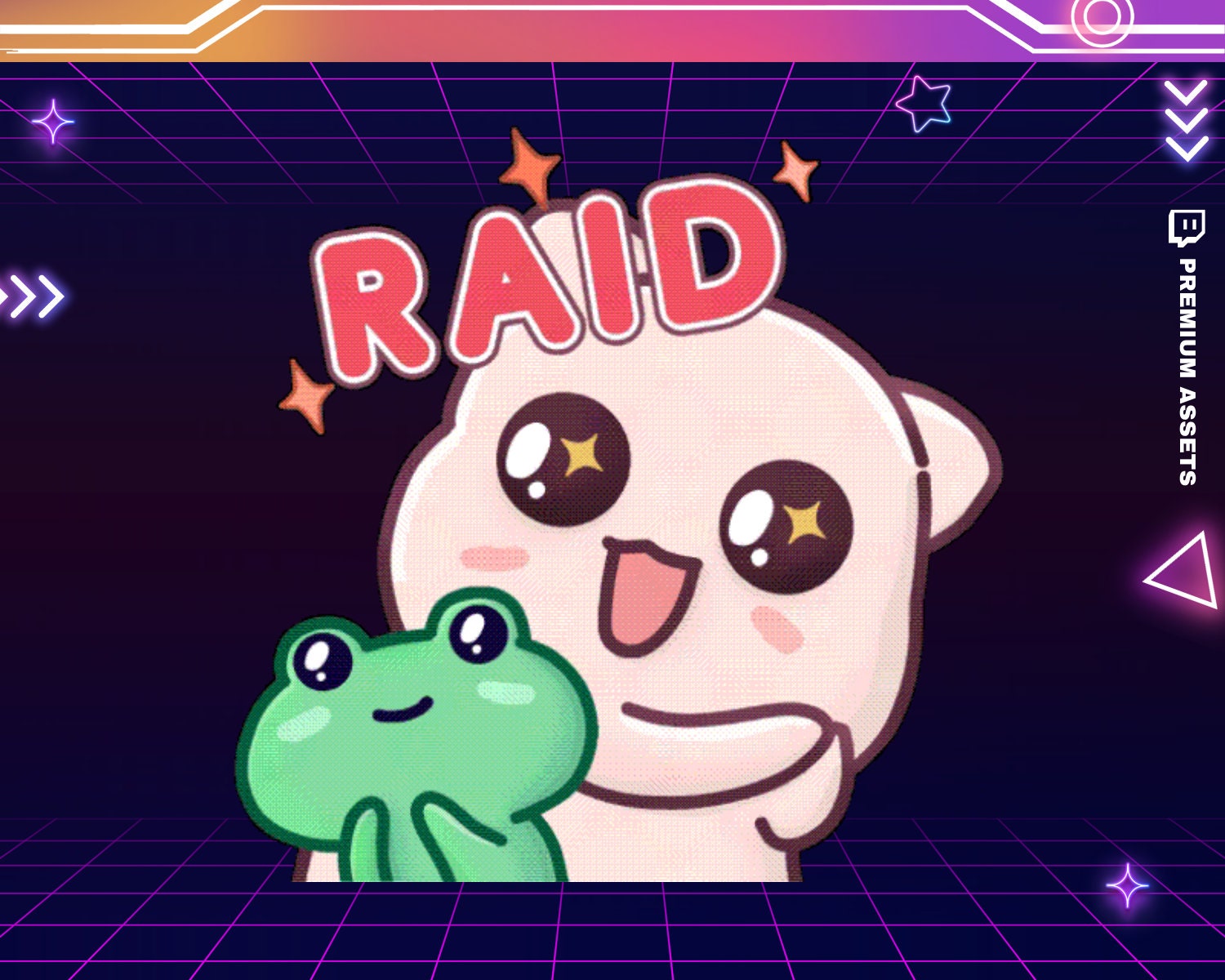 Cat Raid Emotes Twitch Animation Stream Cute Kitty Funny Dancing Animal Animated Emote Funny Streaming Youtube Kick Discord Meme Vtuber