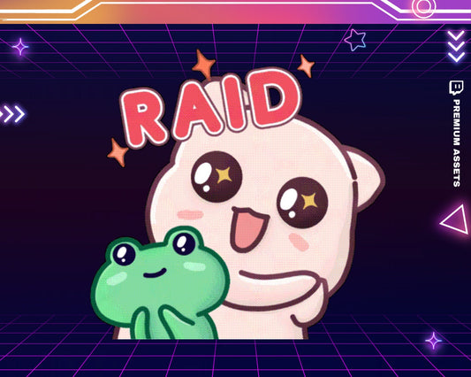 Cat Raid Emotes Twitch Animation Stream Cute Kitty Funny Dancing Animal Animated Emote Funny Streaming Youtube Kick Discord Meme Vtuber