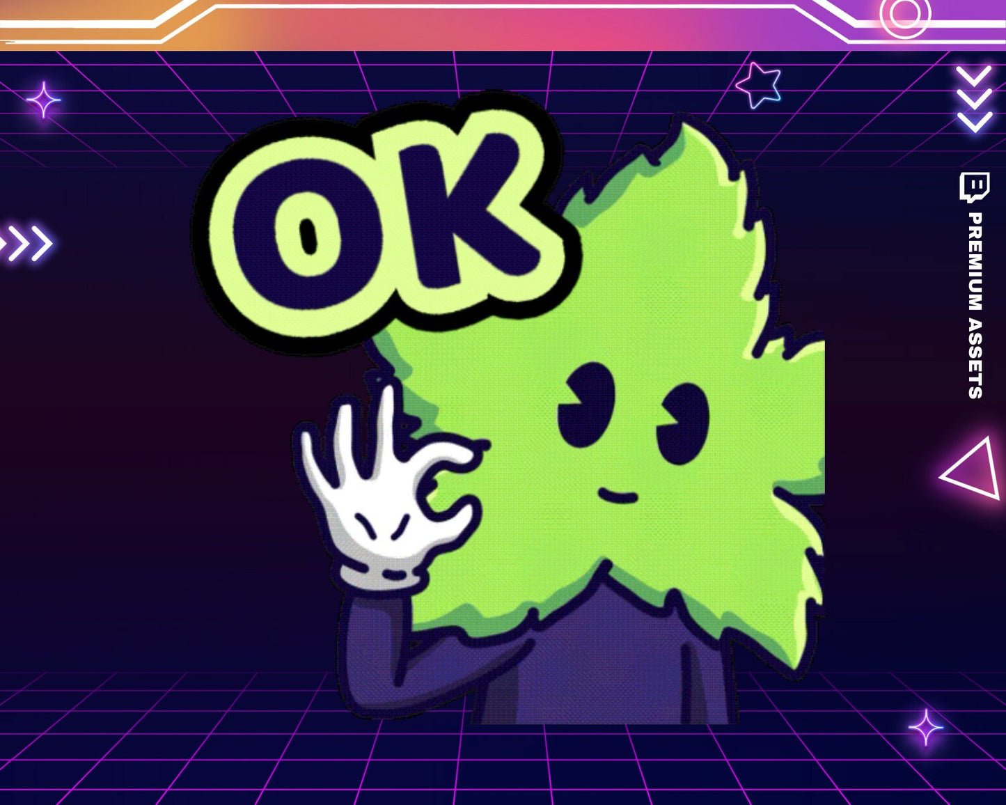 Animated Leaf Emotes: Green Stream Animation for Twitch, YouTube, Discord