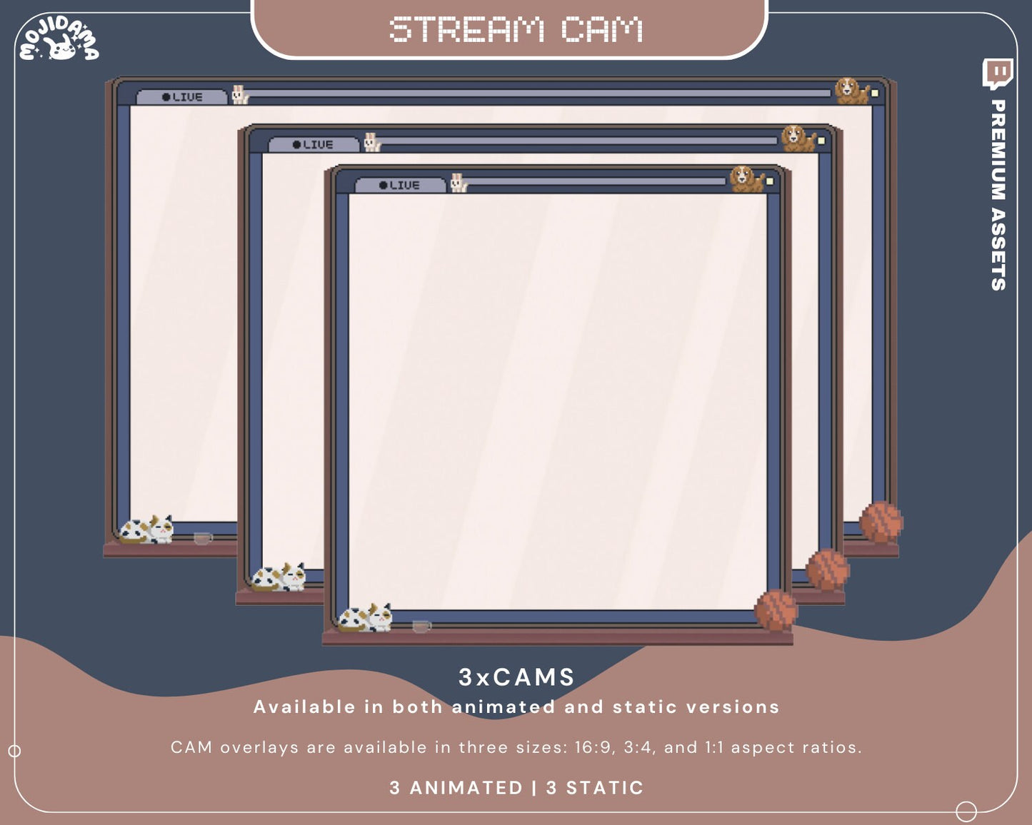 Engage viewers with calming lofi twitch animation, perfect for chill streams that you can use with OBS, Streamlabs, or Twitch Studio