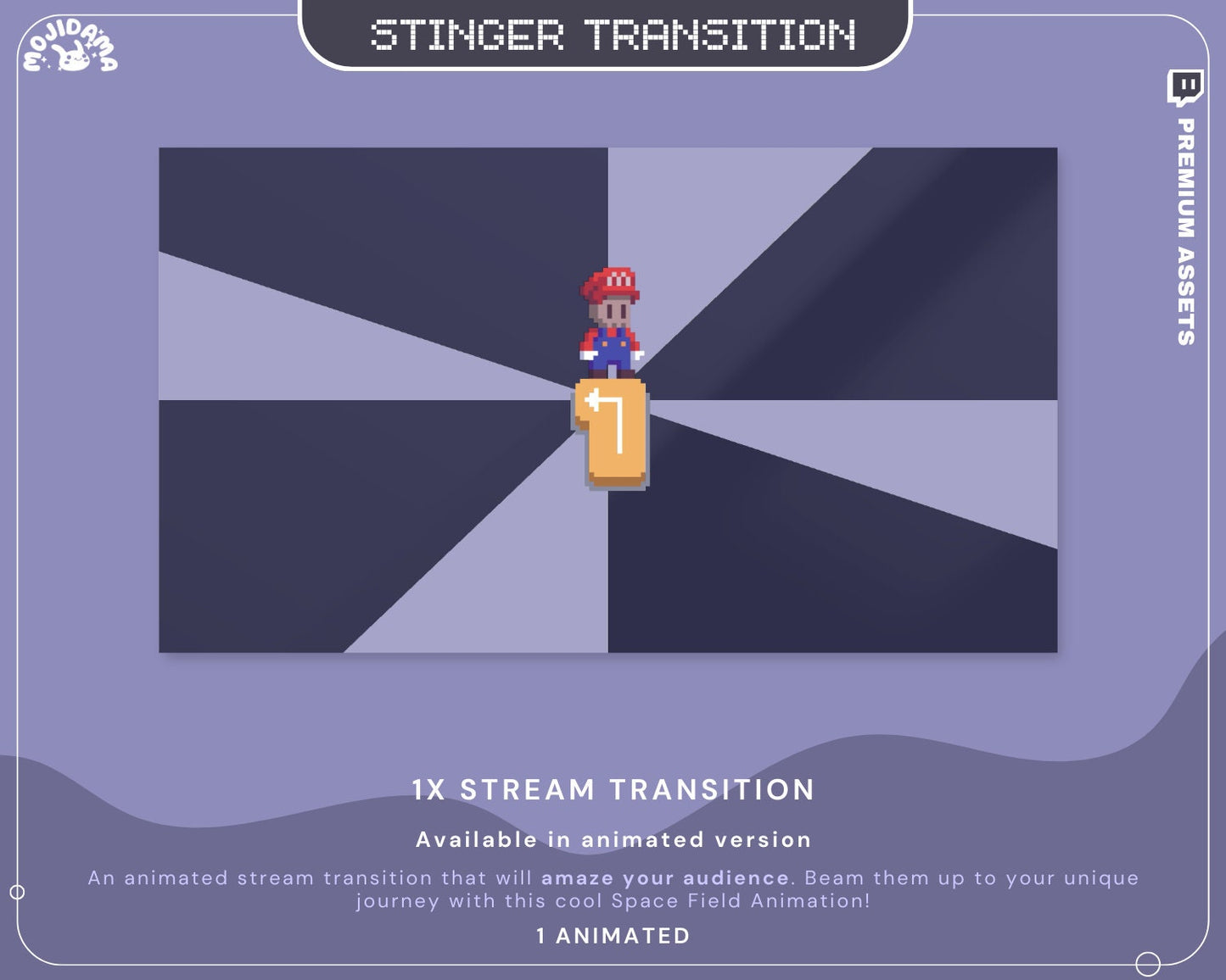 Skull Ghost Animated Stream Stinger Transition - OBS Studio, Streamlabs (WebM)