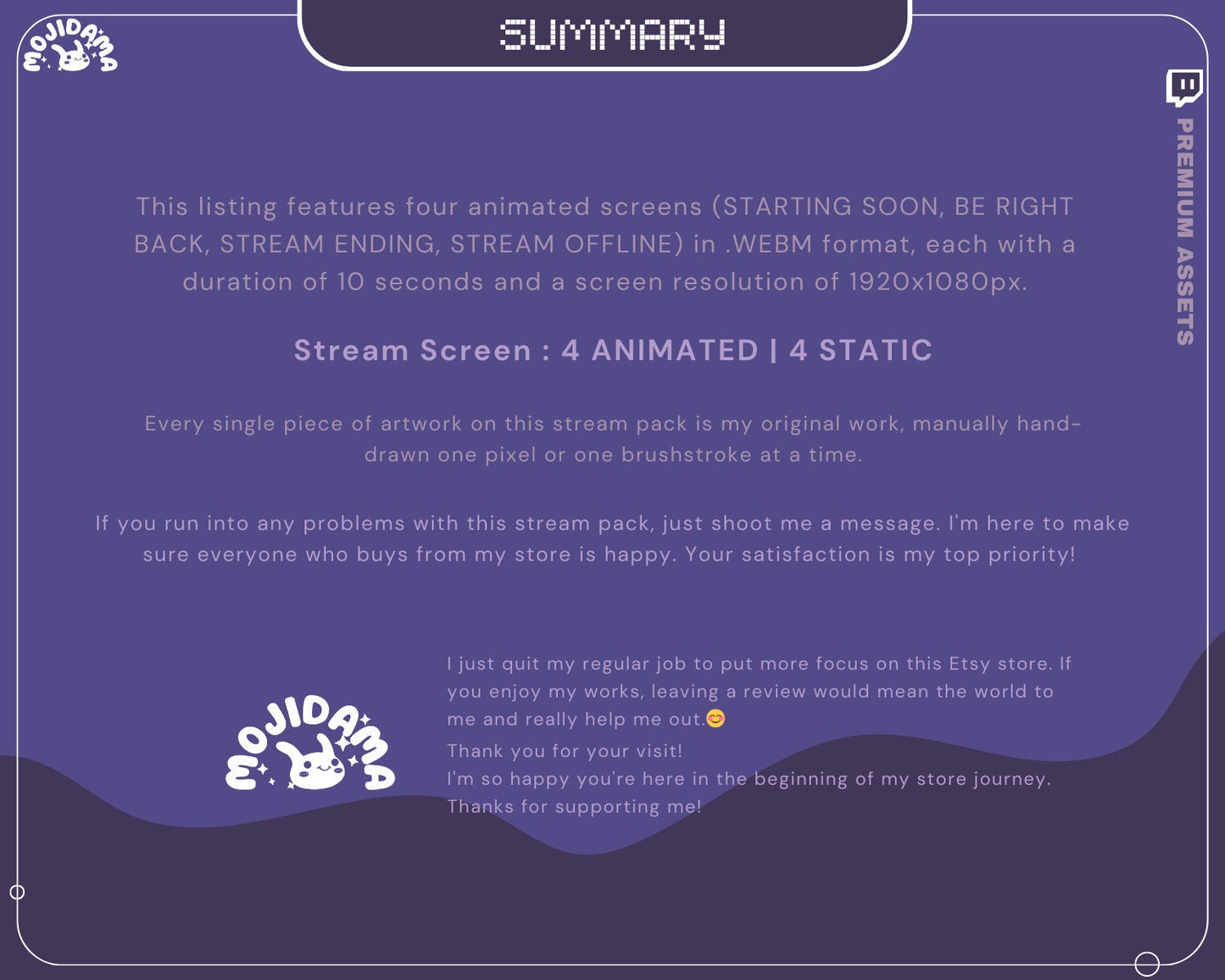 Halloween Ghost Twitch Screen Animation Stream Lofi Animated Scene Bunny Cat Cute Overlay Aesthetic Obs Streamlabs Vtuber Starting Back