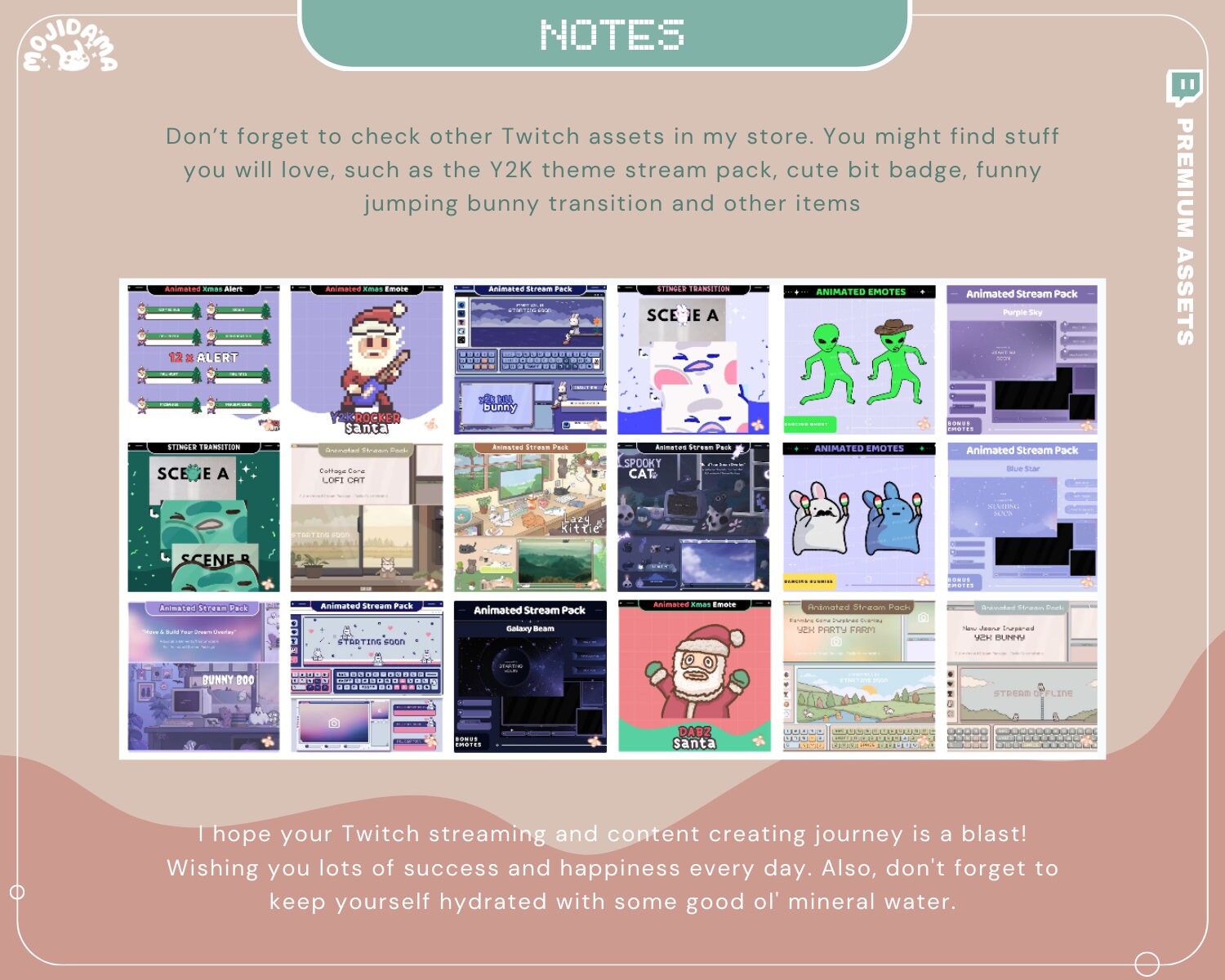 Capybara Twitch Stinger Transition: Animated Stream Overlay (Digital Download)