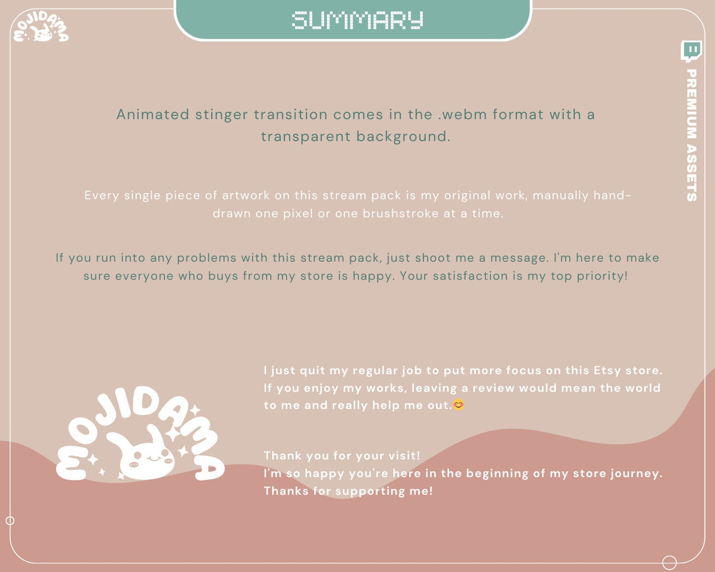 Capybara Twitch Stinger Transition: Animated Stream Overlay (Digital Download)