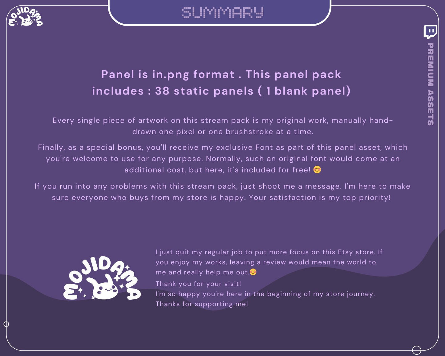 Purple Bunny Stream Panel Purple Ghost Twitch Lofi Aesthetic Funny Cozy Room Panels Overlay Obs Streamlabs Chatting Vtuber Kick Youtube