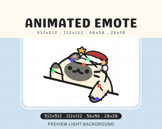Bongo Kitty Christmas Animated Xmas Kawaii