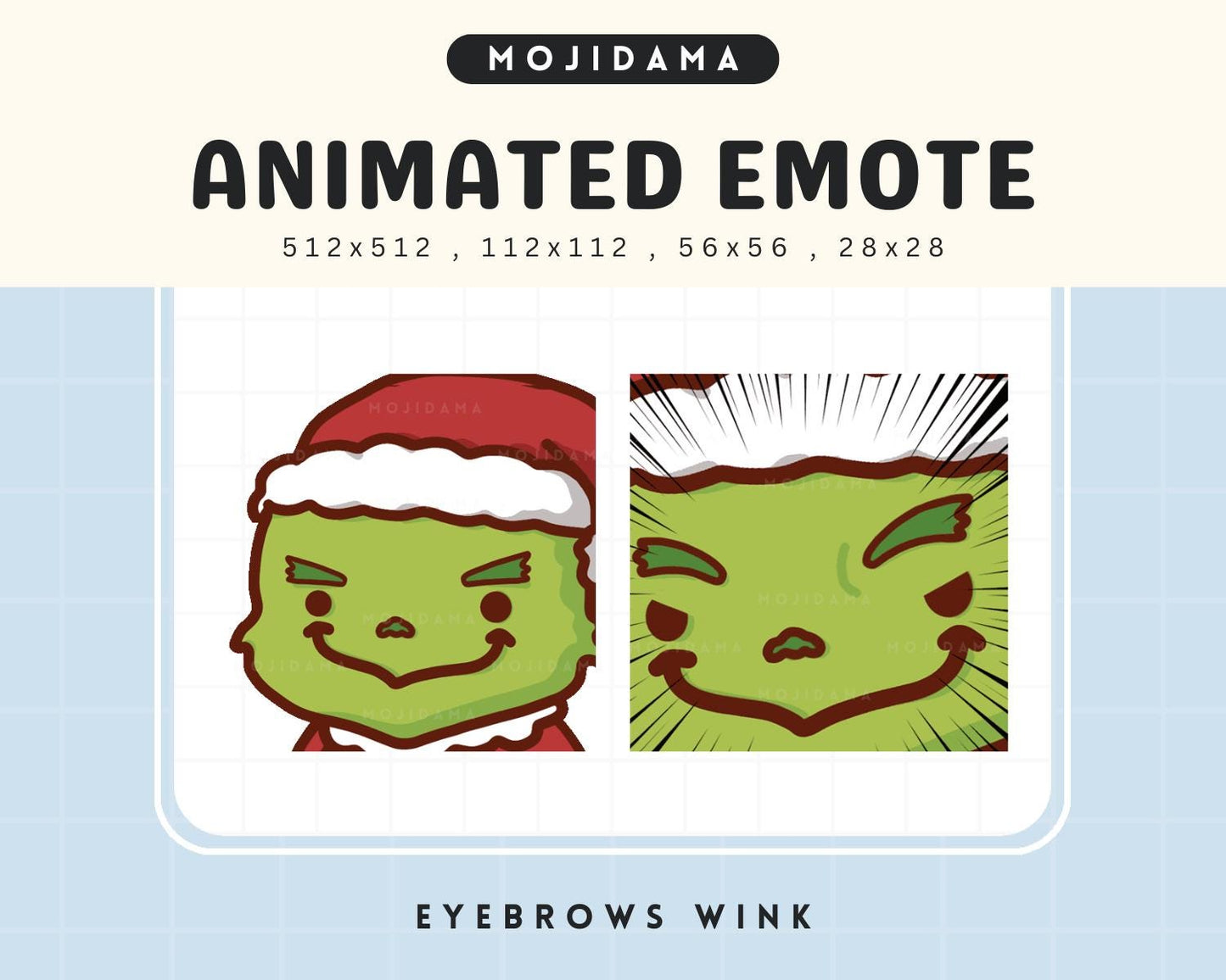 Animated Grinch Twitch Emotes