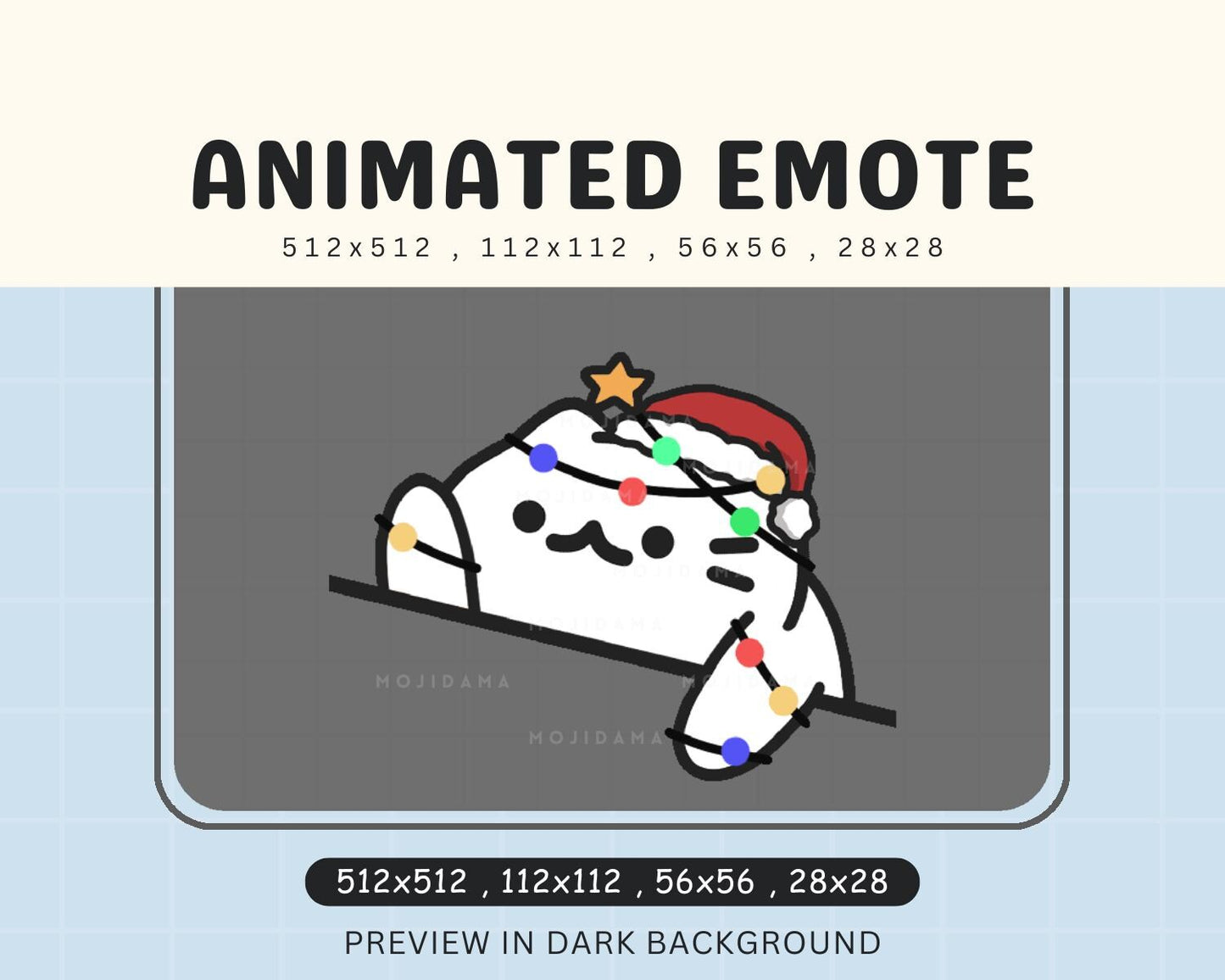 Cat Kitten Shorthair Vtuber Chibi Ragdoll OBS Youtube Discord emote sticker