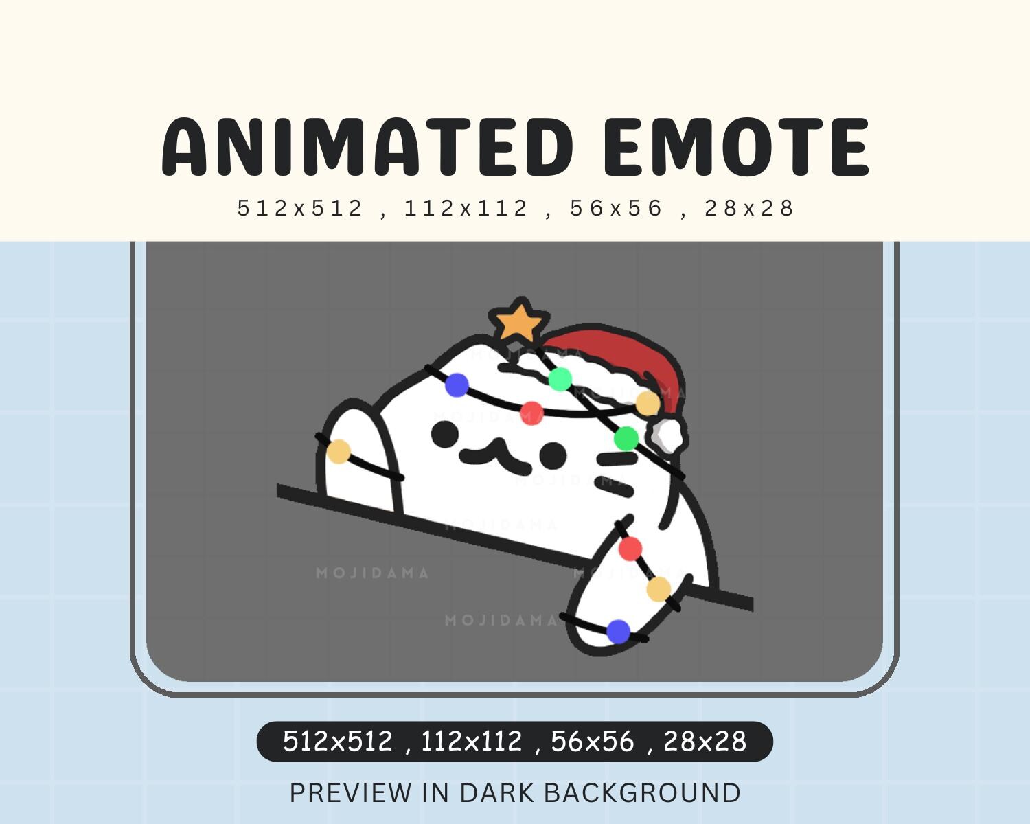 Cat Kitten Shorthair Vtuber Chibi Ragdoll OBS Youtube Discord emote sticker