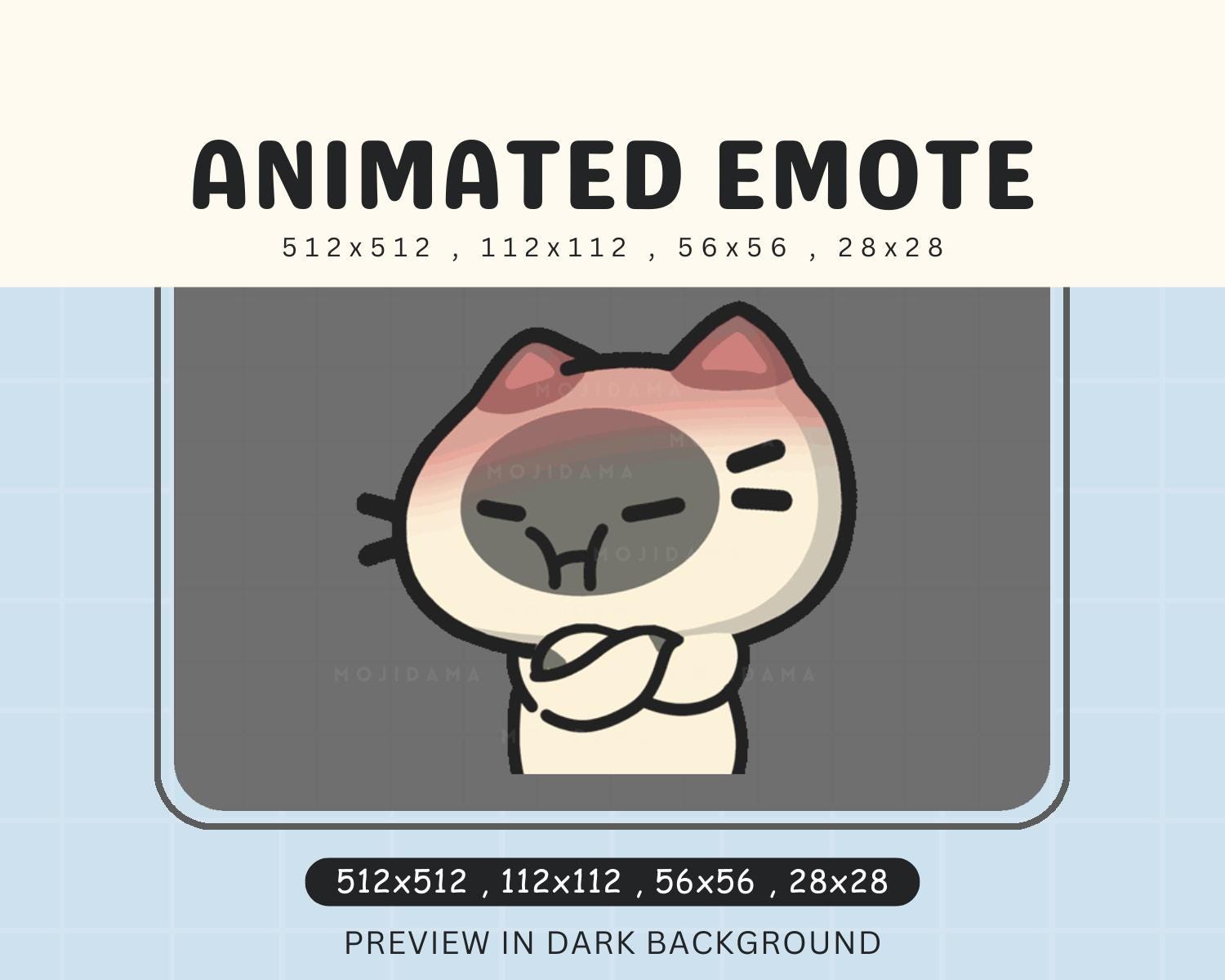 Kawaii Emote Vtuber Streamer Streaming Youtube Discord