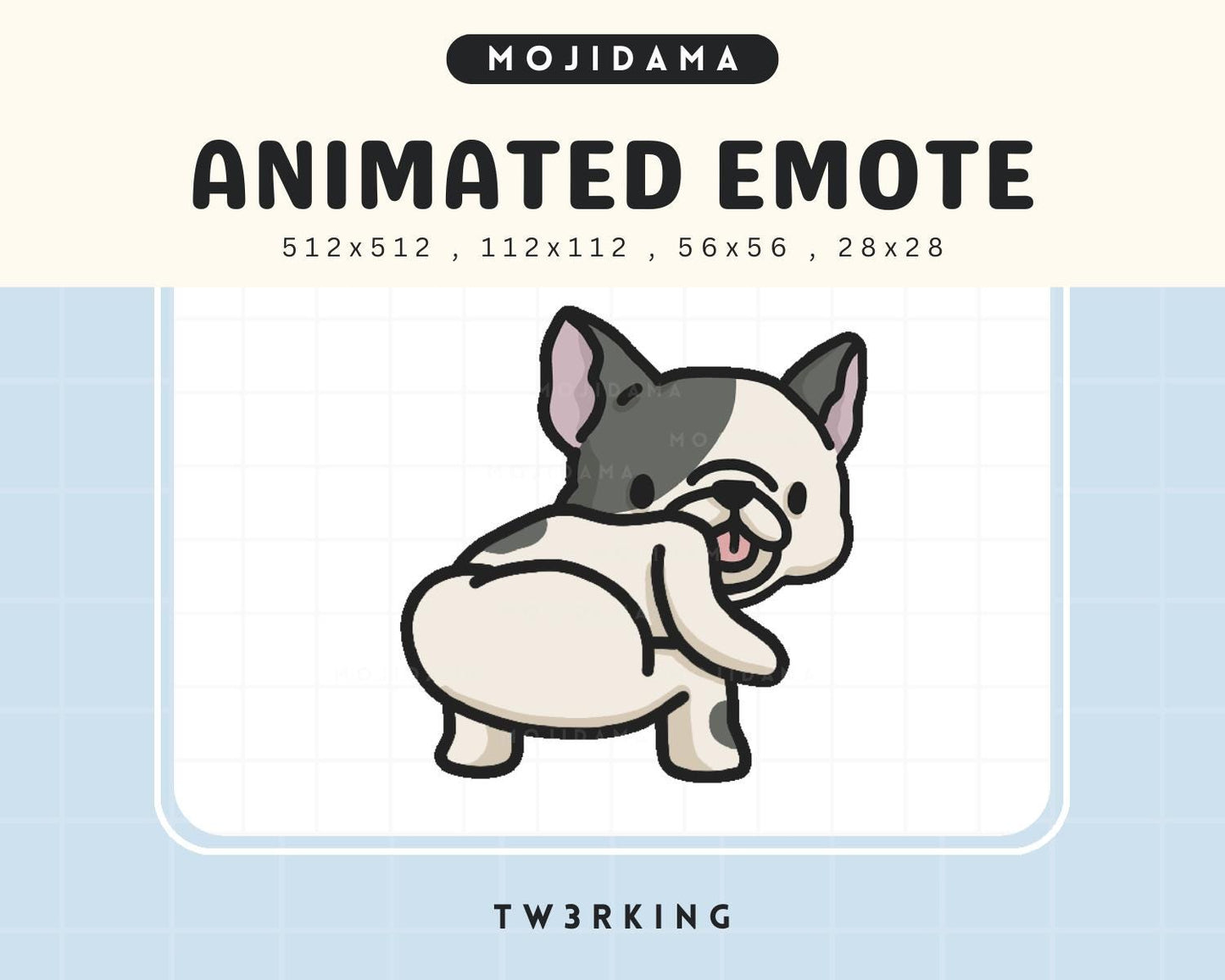 Twerking Dog Twitch Emotes French Bulldog