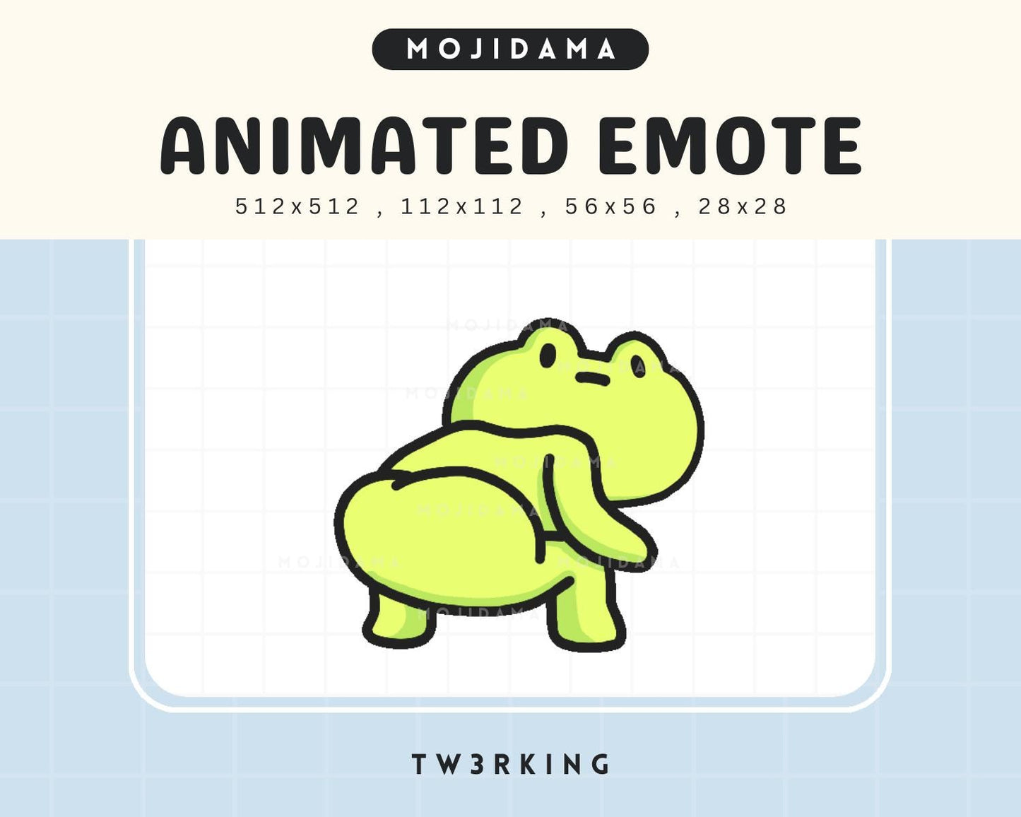 Twerking Frog Emotes Animation Twitch