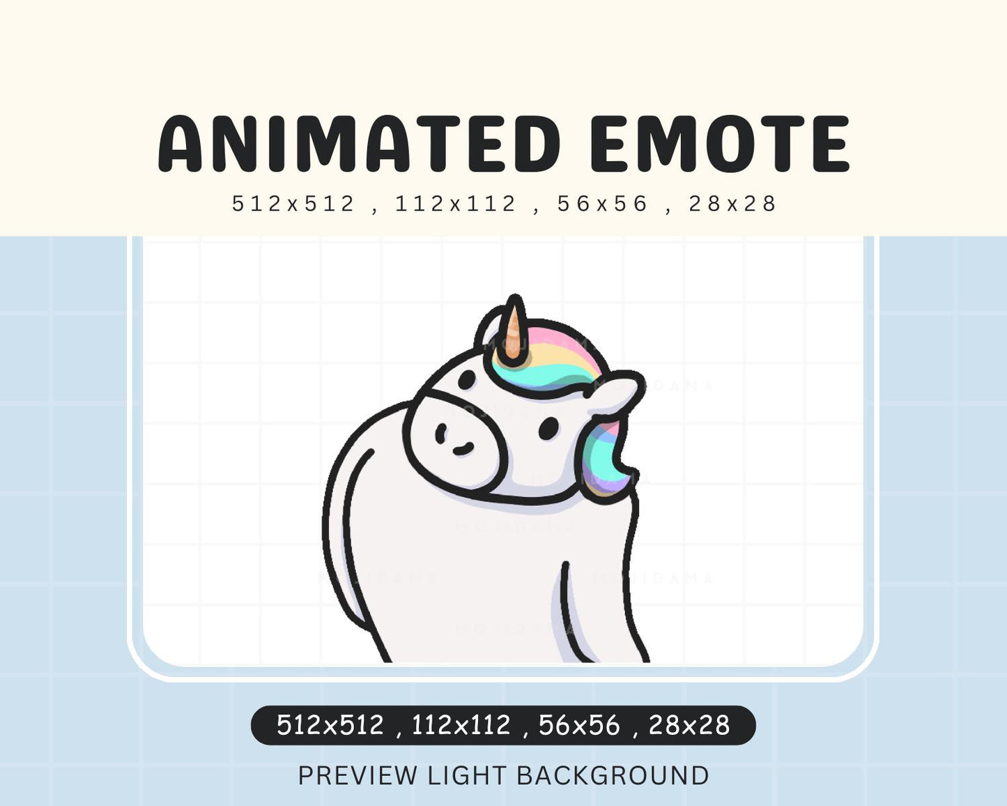 Cute Chibi Animation Emot Kawaii Wiggling Emote
