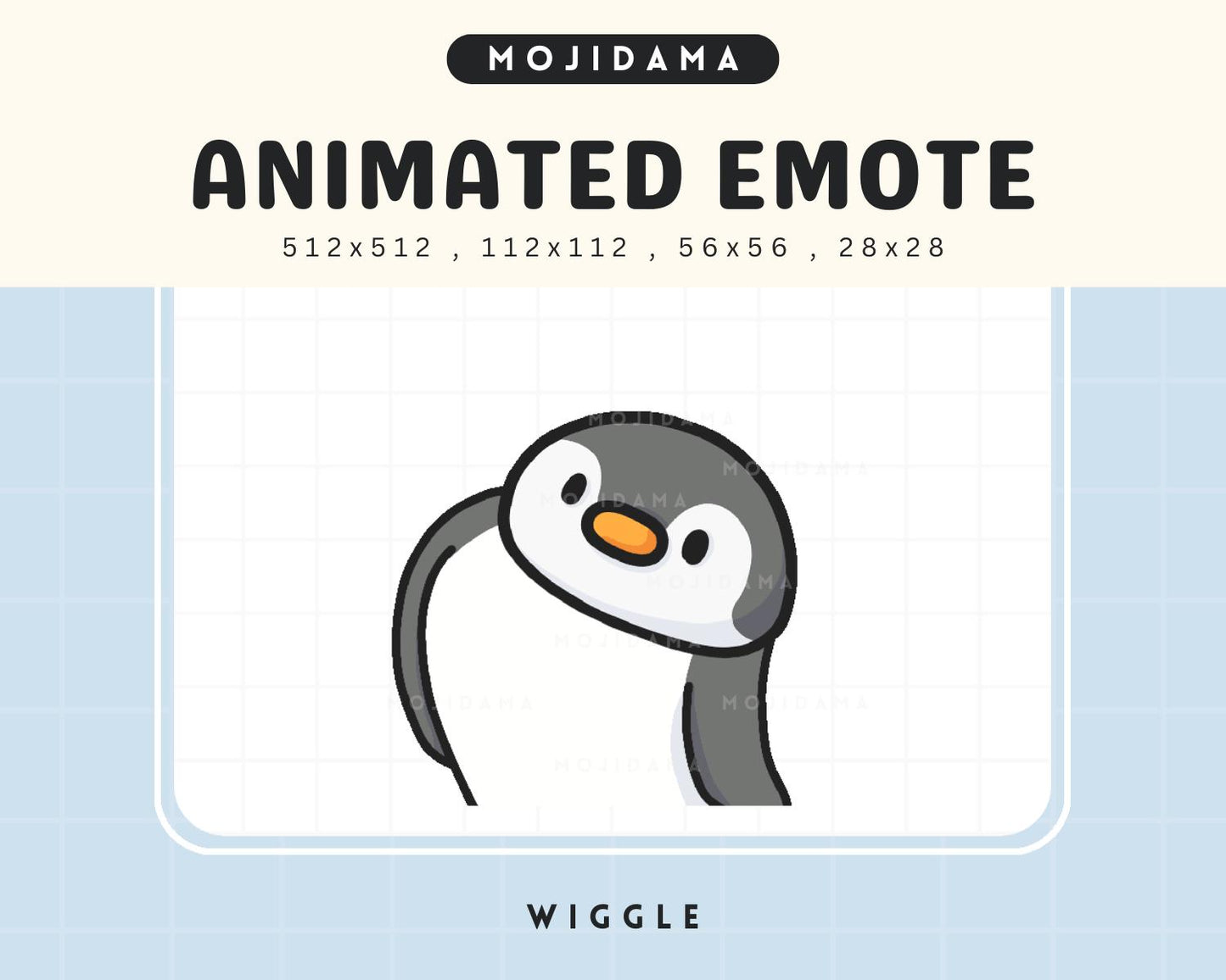 Penguin Twitch Emotes Animation Wiggle
