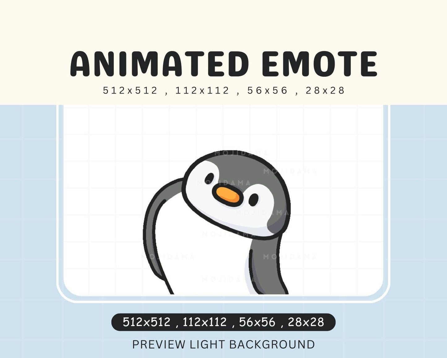 Cute Chibi Animated Emot Kawaii Wiggling Emote