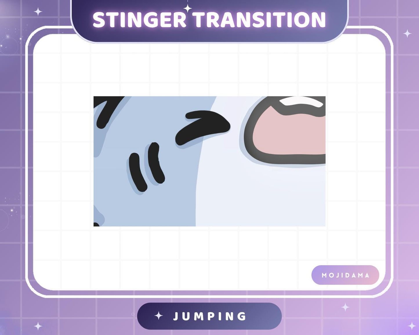 Shark Jumping Twitch Transition Stinger Obs Streamlabs Cute Animation Gaming Switch Change Scenes Screen Funny Kawaii Vtuber Kick Youtube