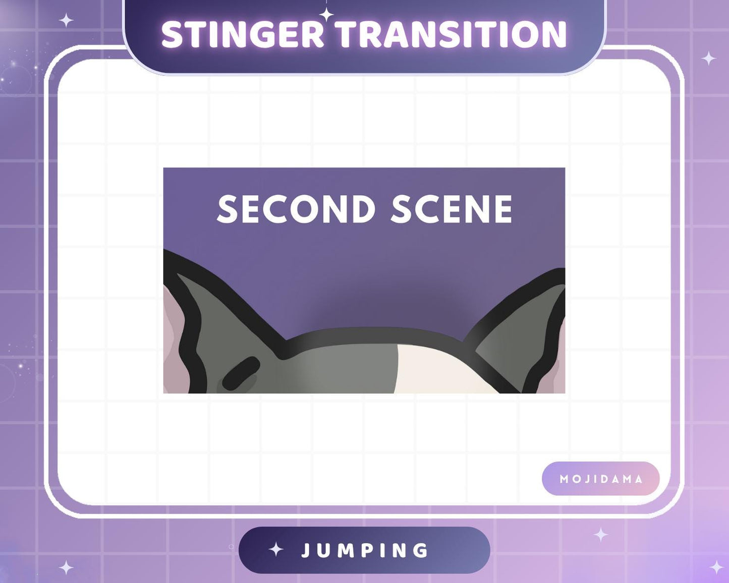 French Bulldog Dog Emotes Animation: Cute Chibi Twitch Animated Transition Stinger for Streaming on OBS, Streamlabs, Discord & YouTube
