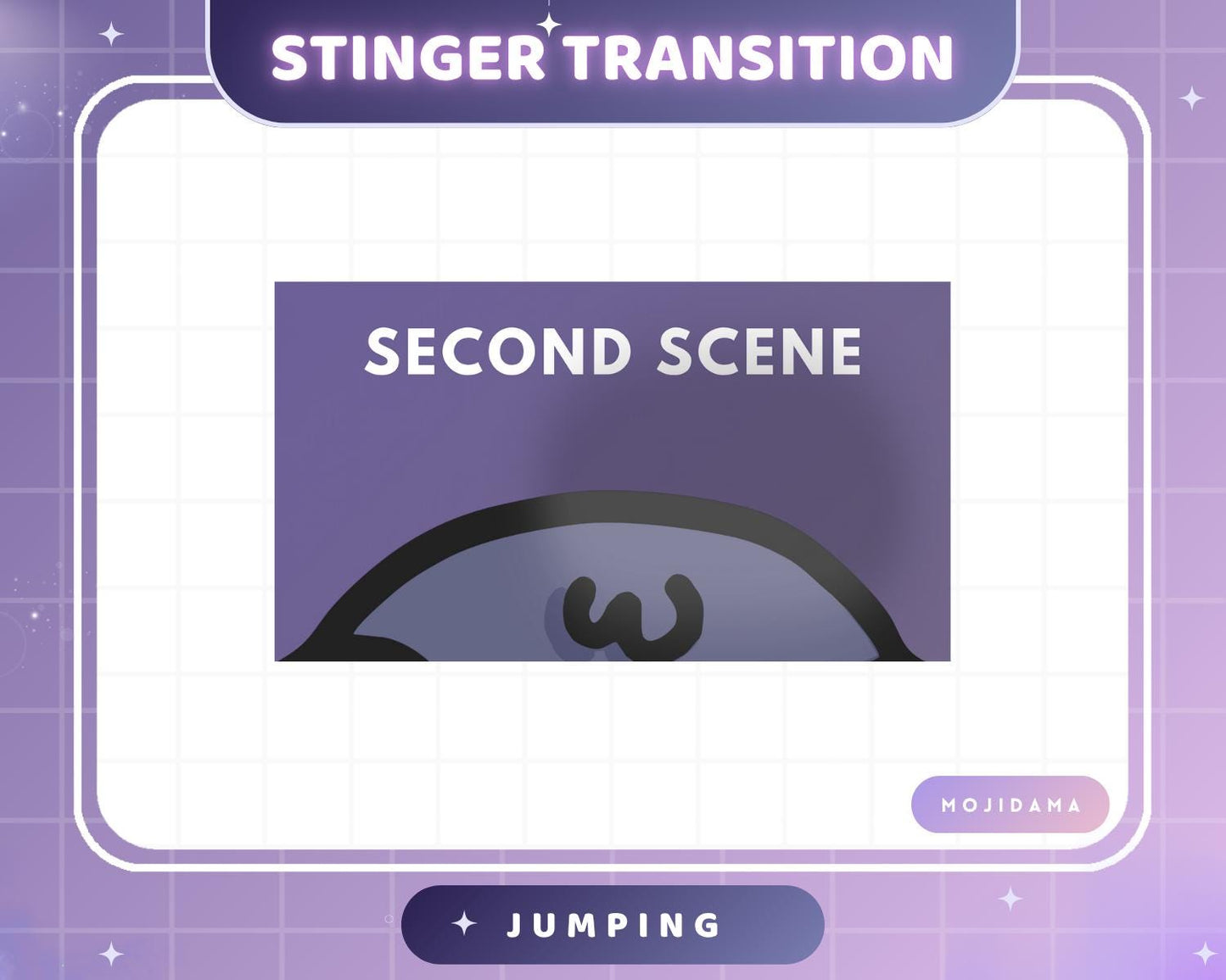 Pigeon Jumping Twitch Transition Stinger Obs Streamlabs Cute Animation Gaming Switch Change Scene Screen Funny Kawaii Vtuber Kick Youtube