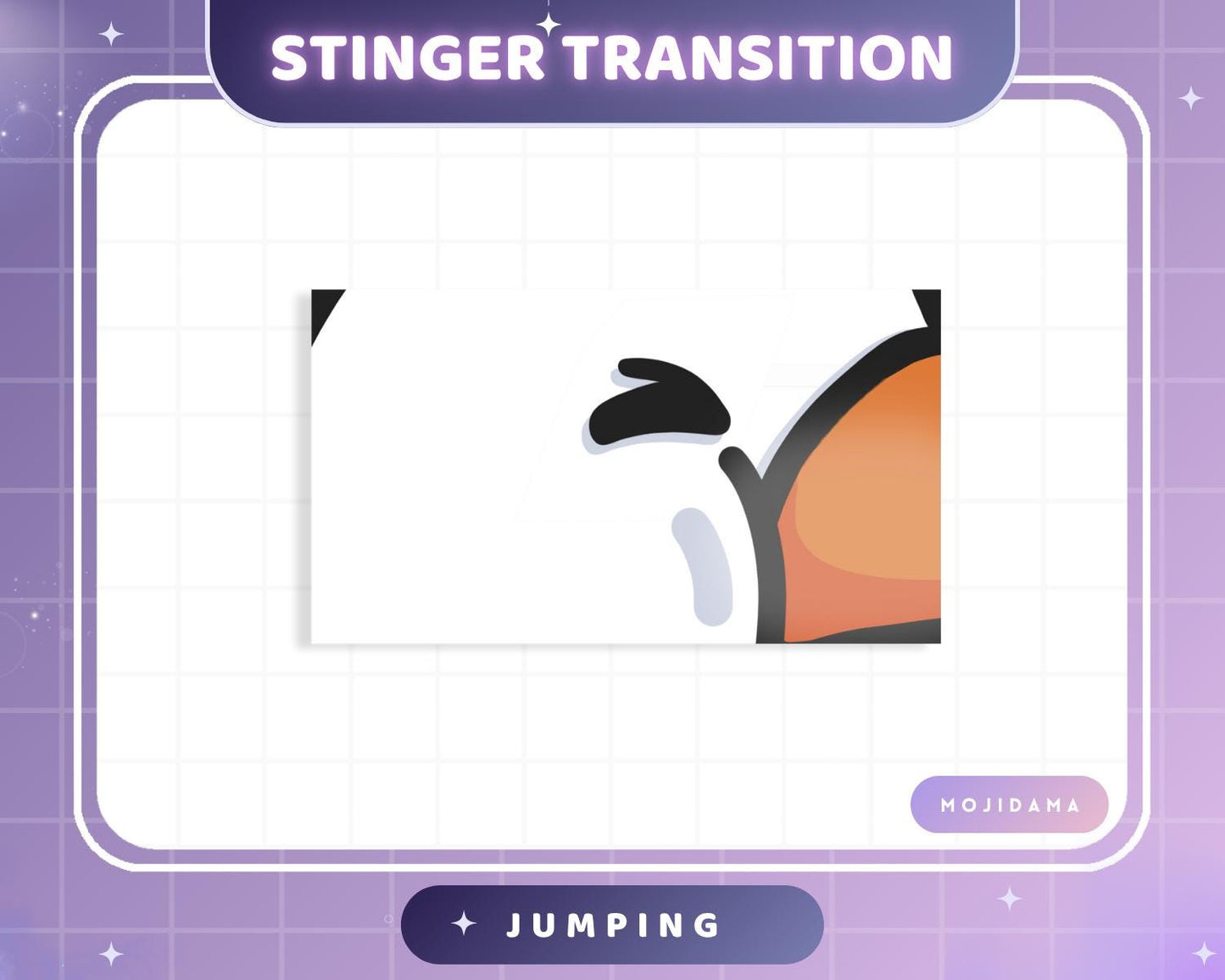Silly Goose Twitch Transition Stinger Jumping Obs Streamlabs Cute Animation Gaming Switch Change Scene Screen Kawaii Vtuber Kick Youtube