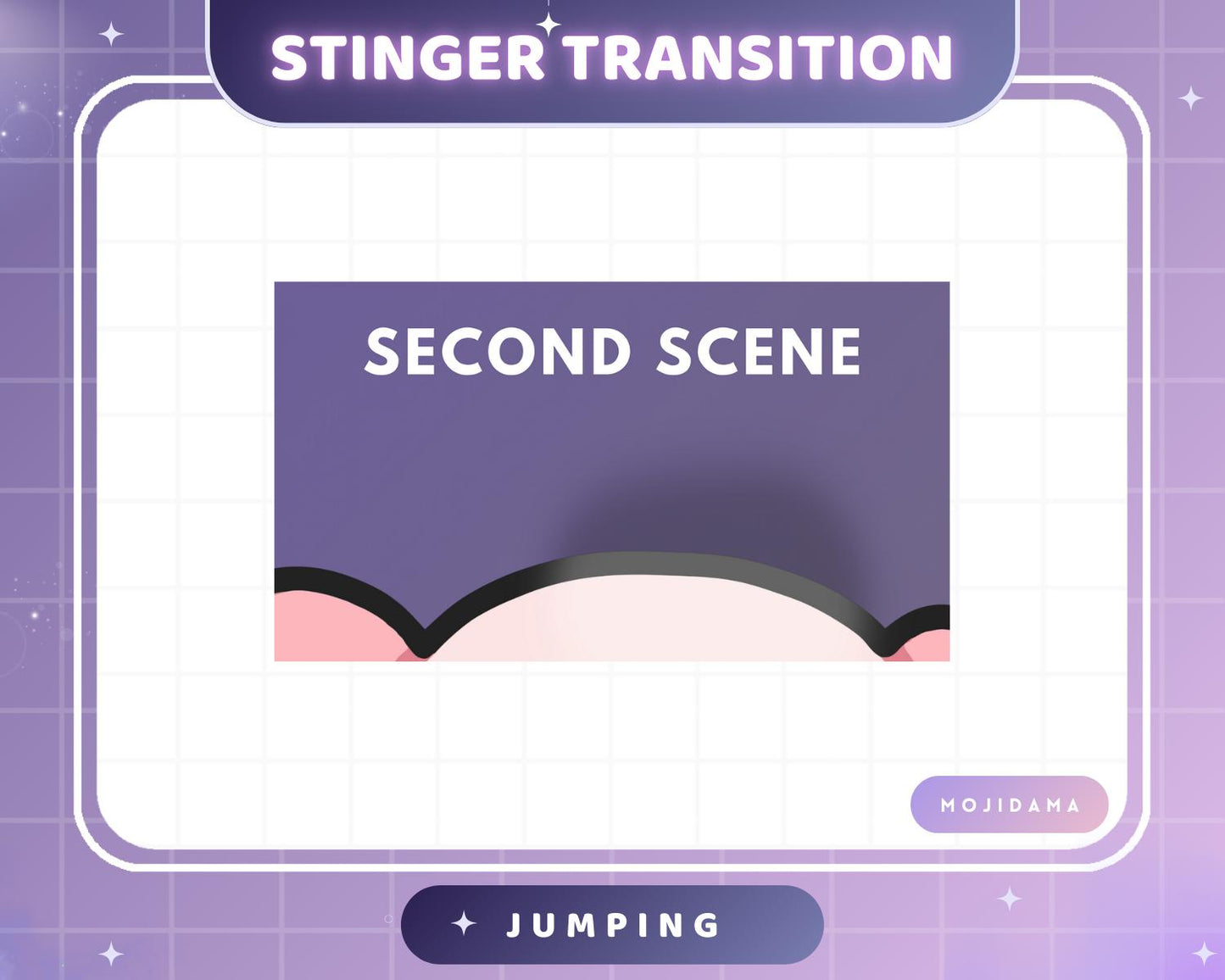Axolotl Twitch Stinger Transition Jumping Animation Obs Streamlabs Cute Gaming Switch Change Scene Screen Funny Kawaii Vtuber Kick Youtube