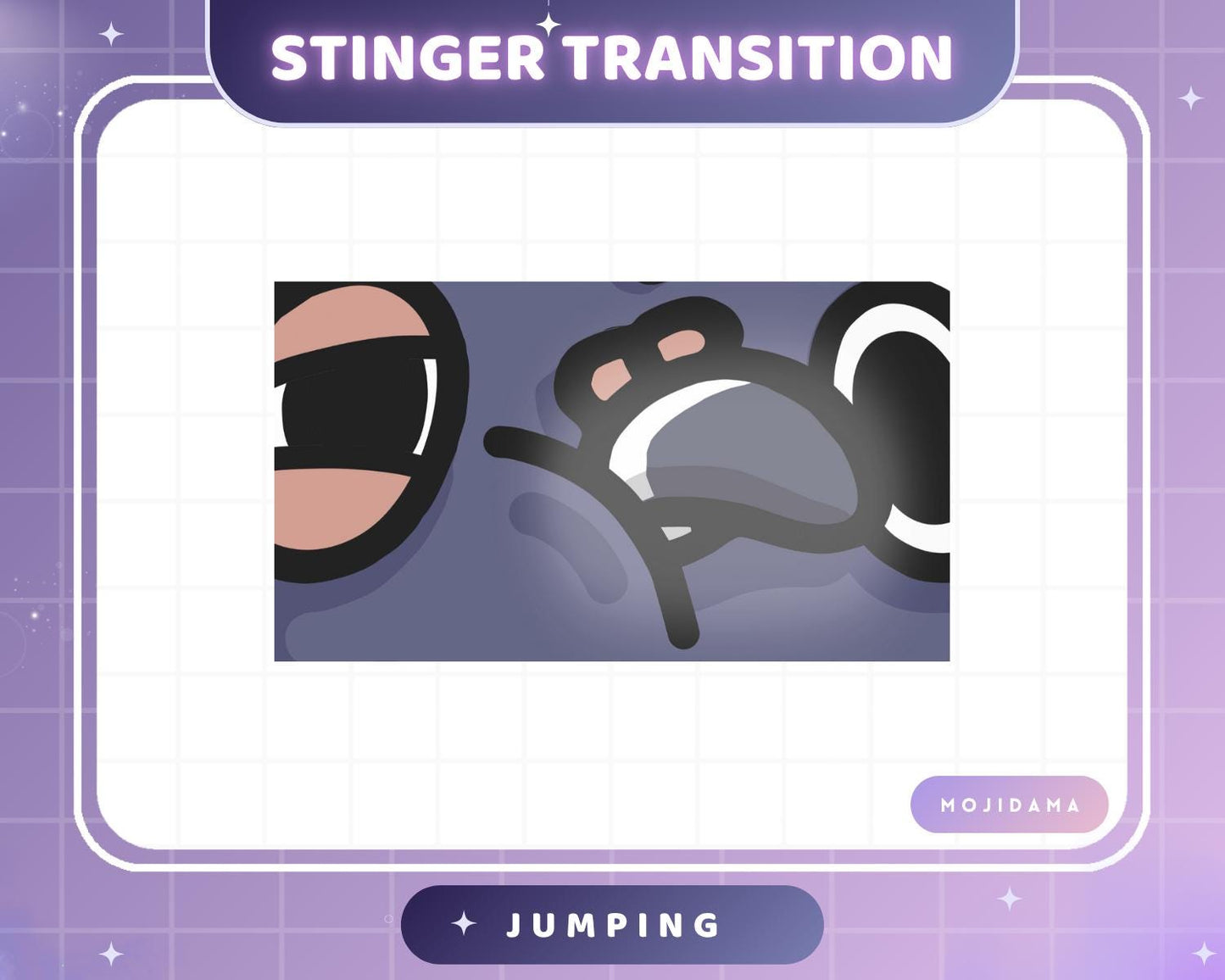 Pigeon Jumping Twitch Transition Stinger Obs Streamlabs Cute Animation Gaming Switch Change Scene Screen Funny Kawaii Vtuber Kick Youtube