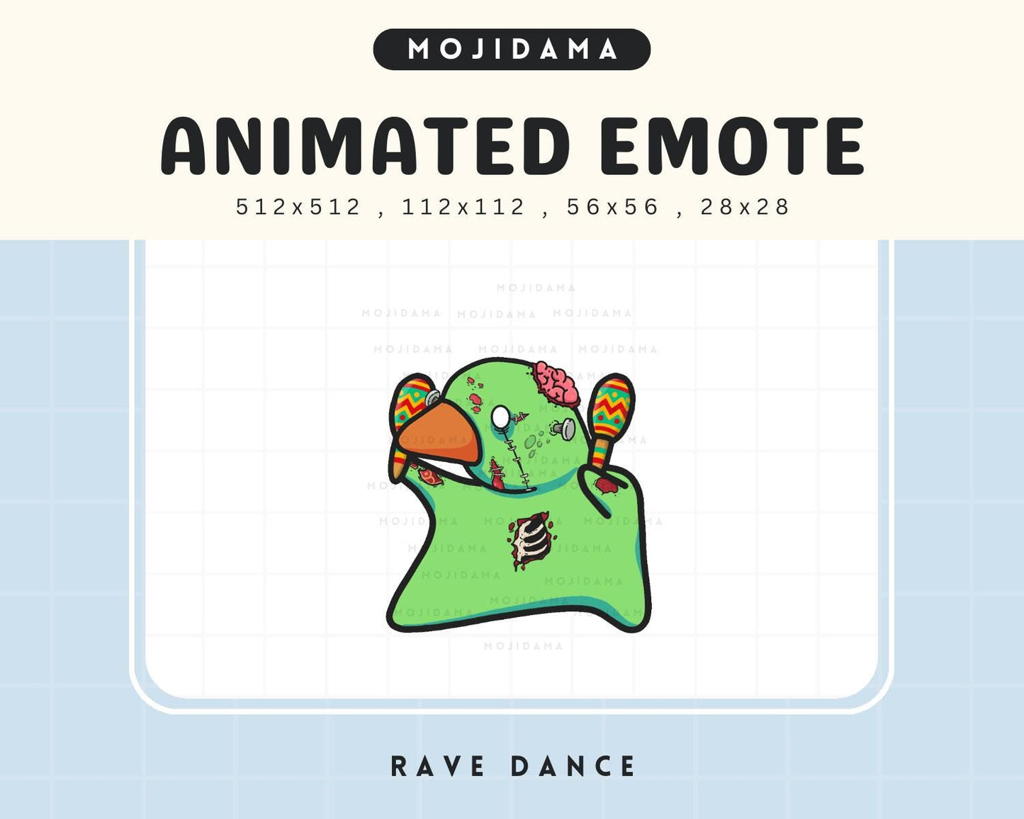 Silly Goose Dance Emotes Ghost Halloween: Cute Animated Twitch Emotes Streaming