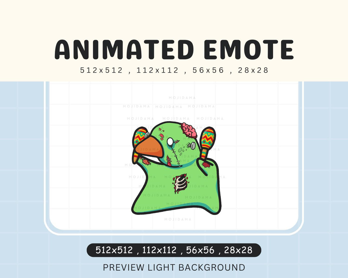 Silly Goose Dance Emotes Ghost Halloween: Cute Animated Twitch Emotes Streaming