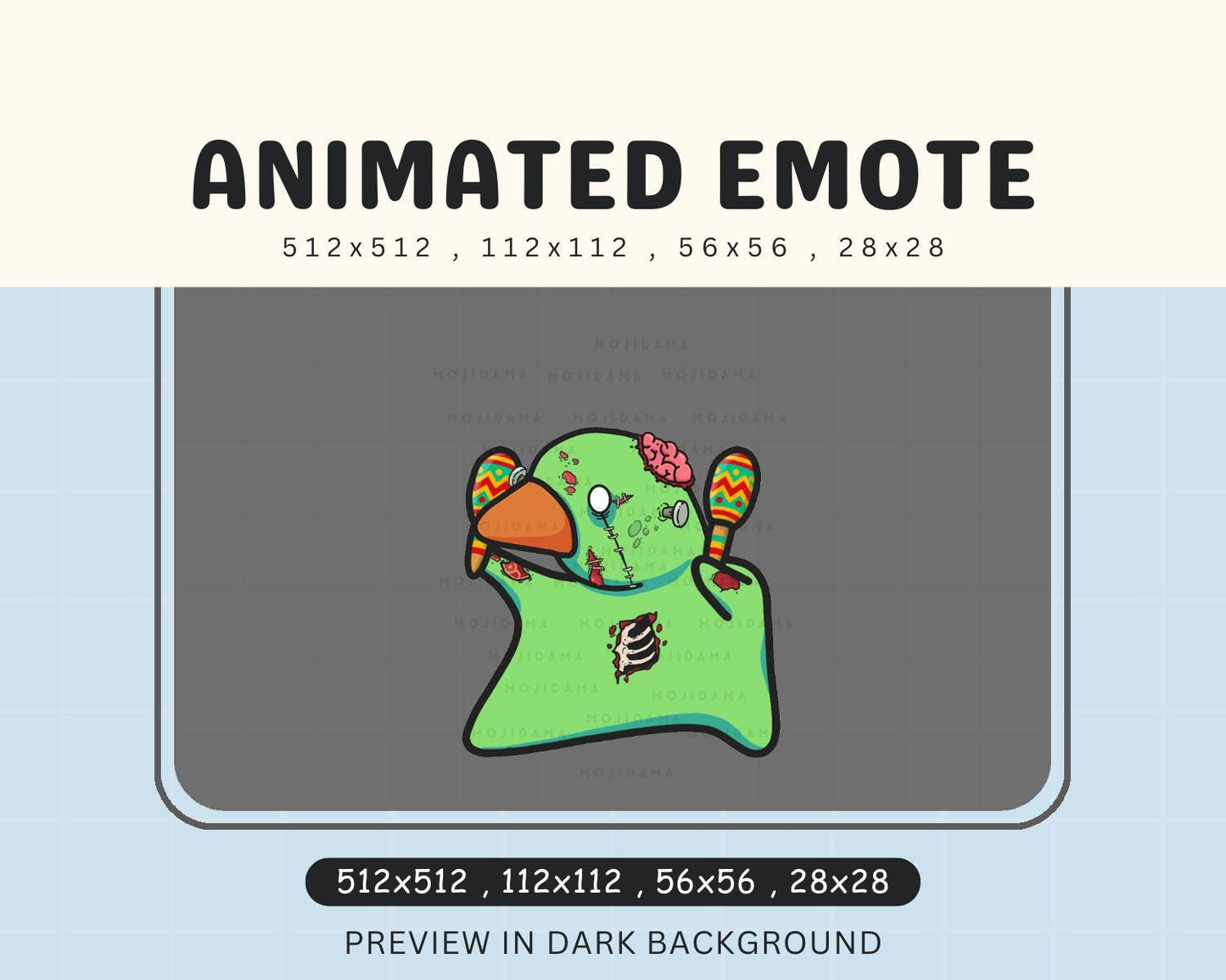 Silly Goose Dance Emotes Ghost Halloween: Cute Animated Twitch Emotes Streaming