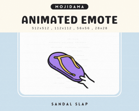 Cat White Sandal Slap Emotes