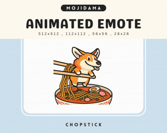 Corgi Chopstick Emotes
