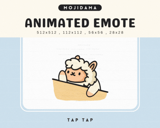 Alpaca Tap Tap Emotes