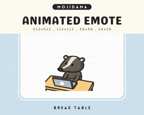 Skunks Break Table Emotes