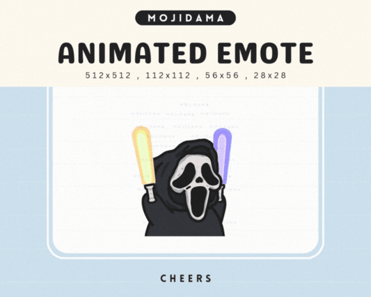 Cute Ghost Cheers Emotes