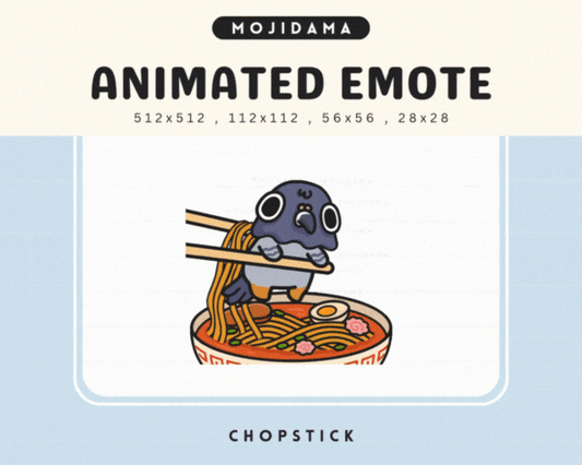 Pigeon Chopstick Emotes