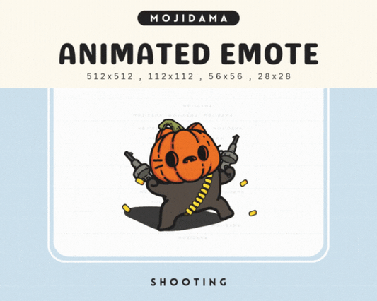 Pumpkin Cat Shooting Emotes