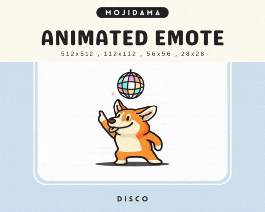 Corgi Disco Emotes