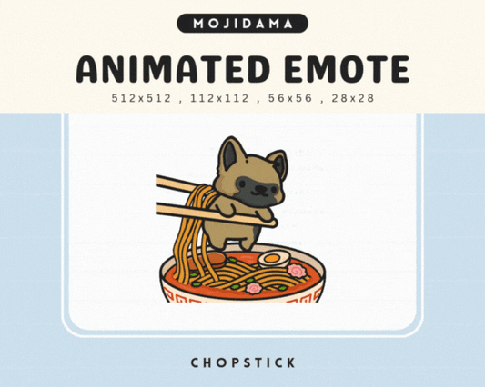 German Shepherd Chopstick Emotes