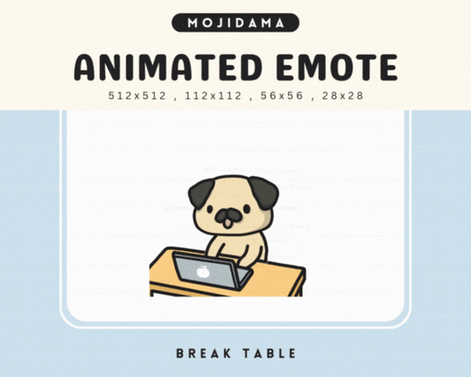 Pug Break Table Emotes