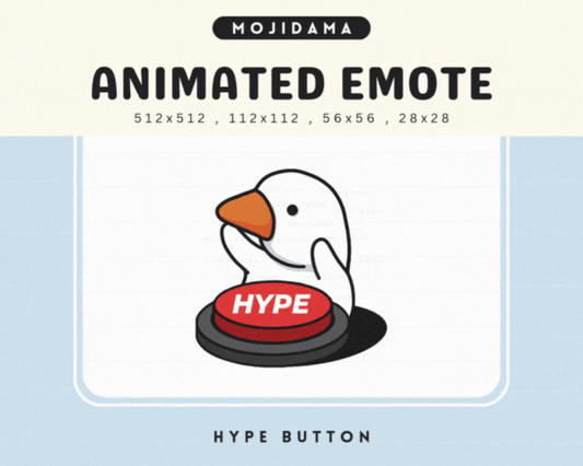 Goose Hype Button Emotes