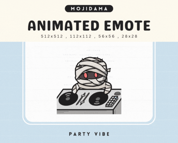 Mummy Party Vibes Emotes