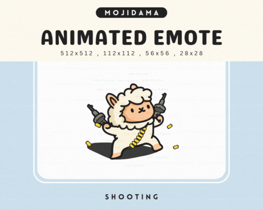 Alpaca Shooting Emotes