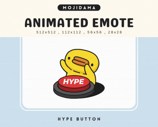 Duck Hype Button Emotes
