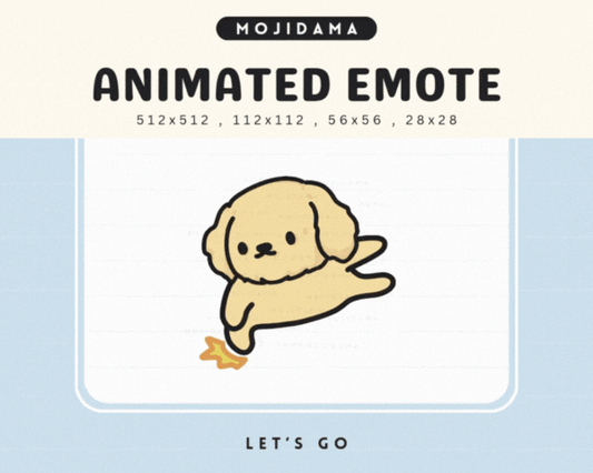 Golden Retriever Lets Go Emotes