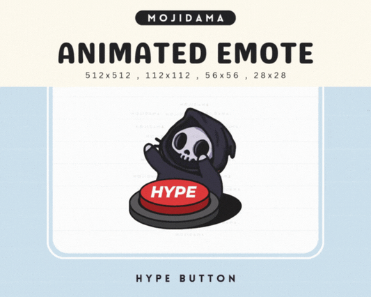 Skull Hype Button Emotes