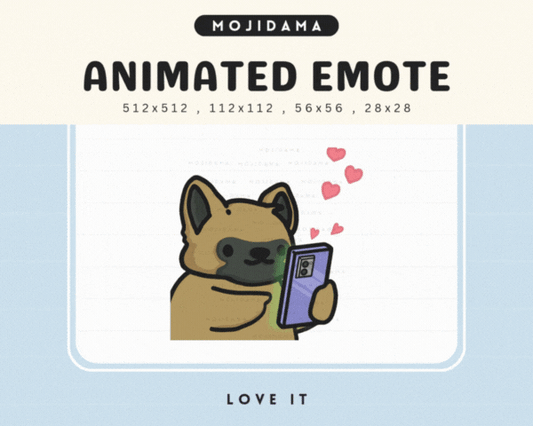 German Shepherd Love It Emotes