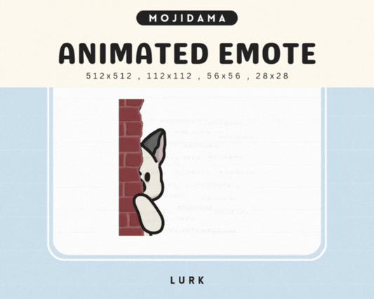 French Bulldog Lurk Emotes