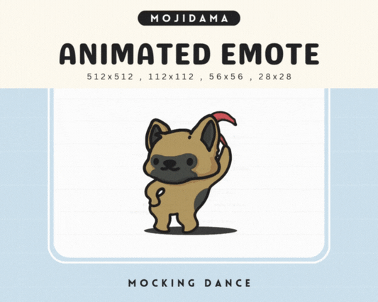 German Shepherd Mocking Dance Emotes