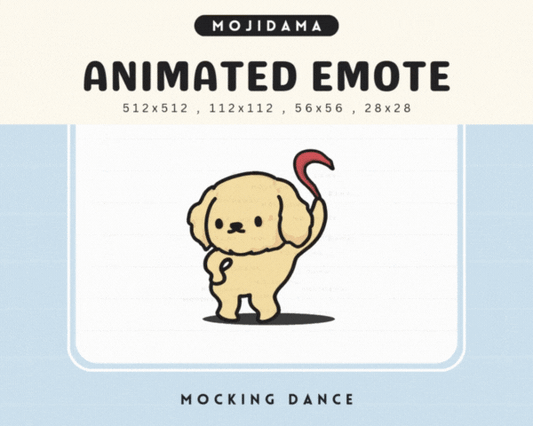 Golden Retriever Mocking Dance Emotes