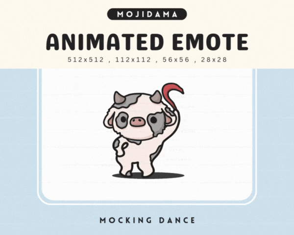 Cow Mocking Dance Emotes