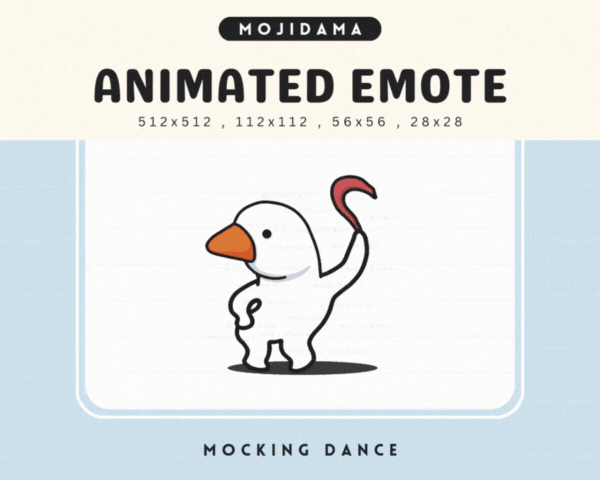 Goose Mocking Dance Emotes